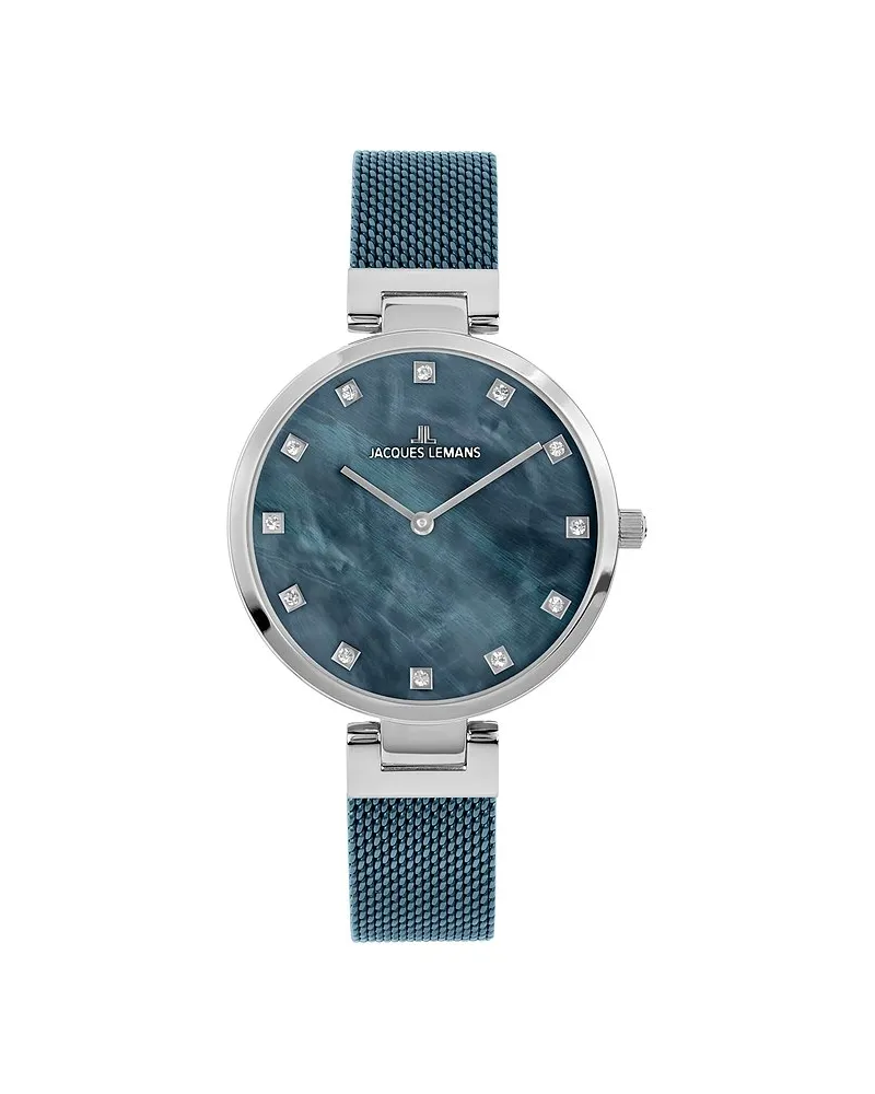 Jacques Lemans Damenuhr Milano Silber