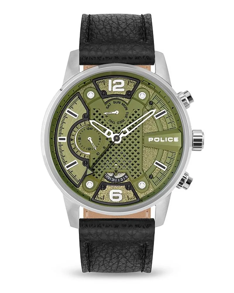 Police Herrenuhr Silber