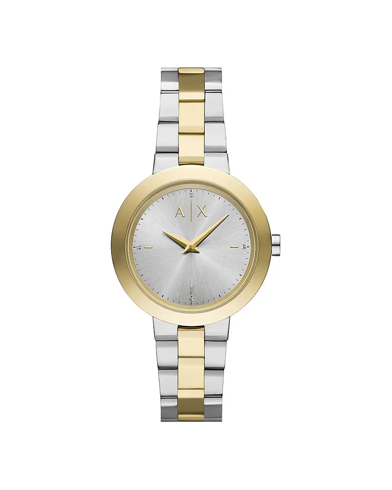 Armani Exchange Damenuhr Bicolor