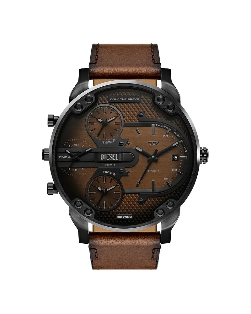 Diesel Herrenuhr Mr. Daddy Slim Schwarz