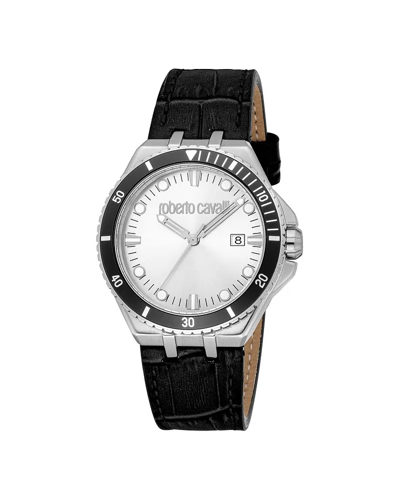 Just Cavalli Herrenuhr Men Silber