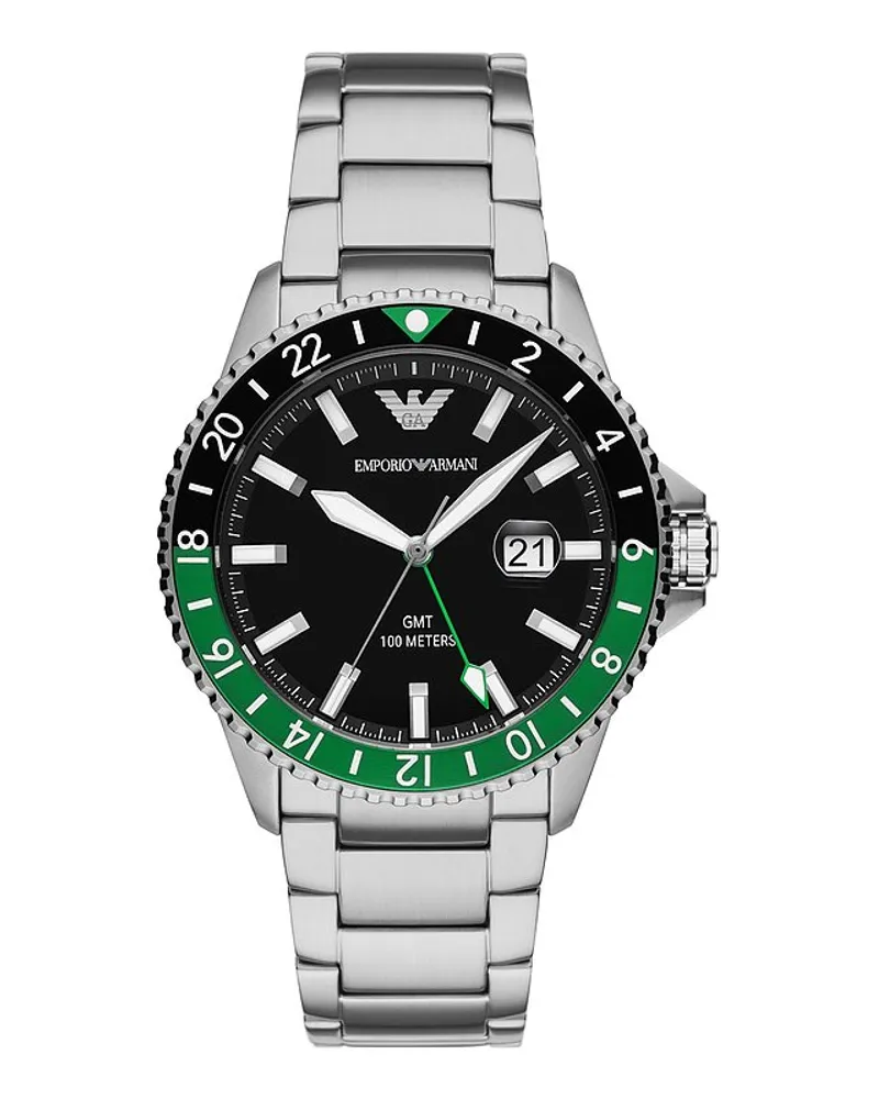 Emporio Armani Herrenuhr Silber
