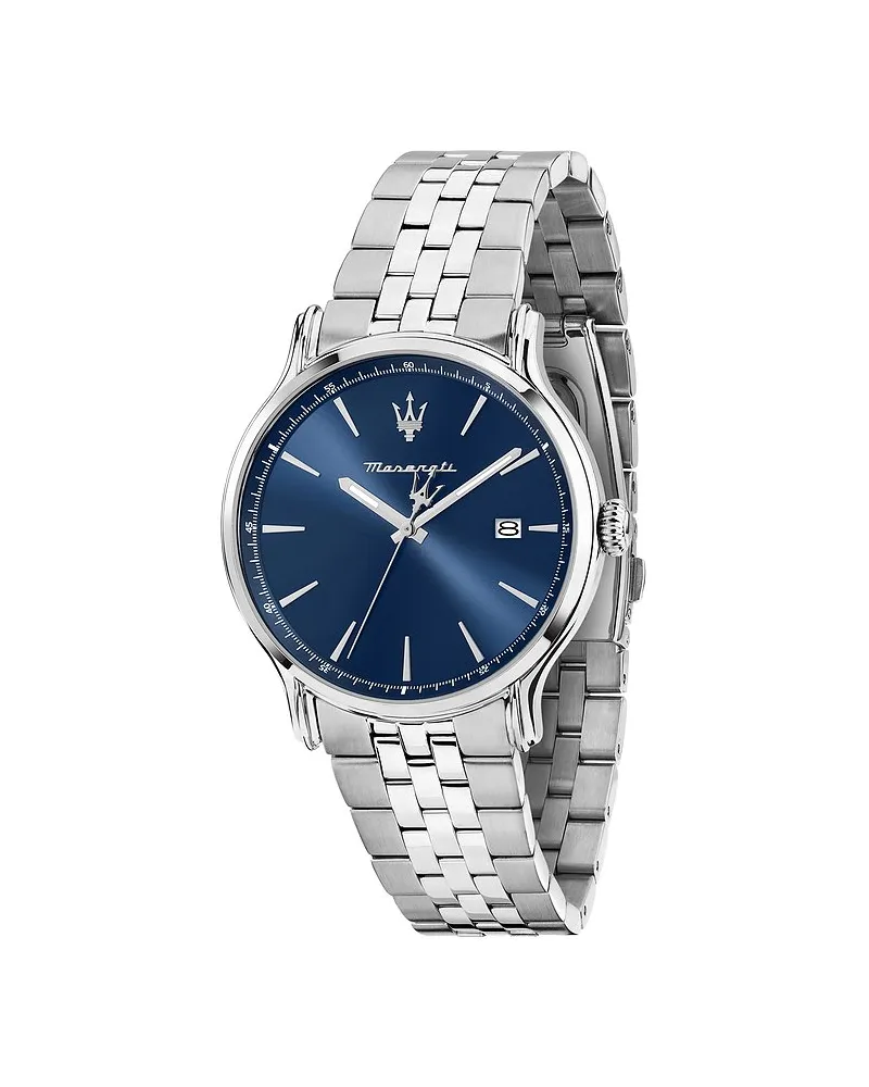 Maserati Herrenuhr Epoca Slim Silber