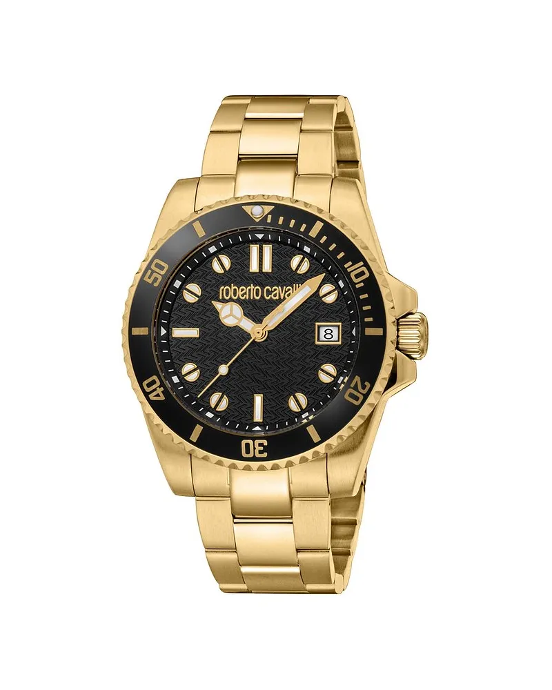 Roberto Cavalli Herrenuhr Roberto Cavalli Gelbgold