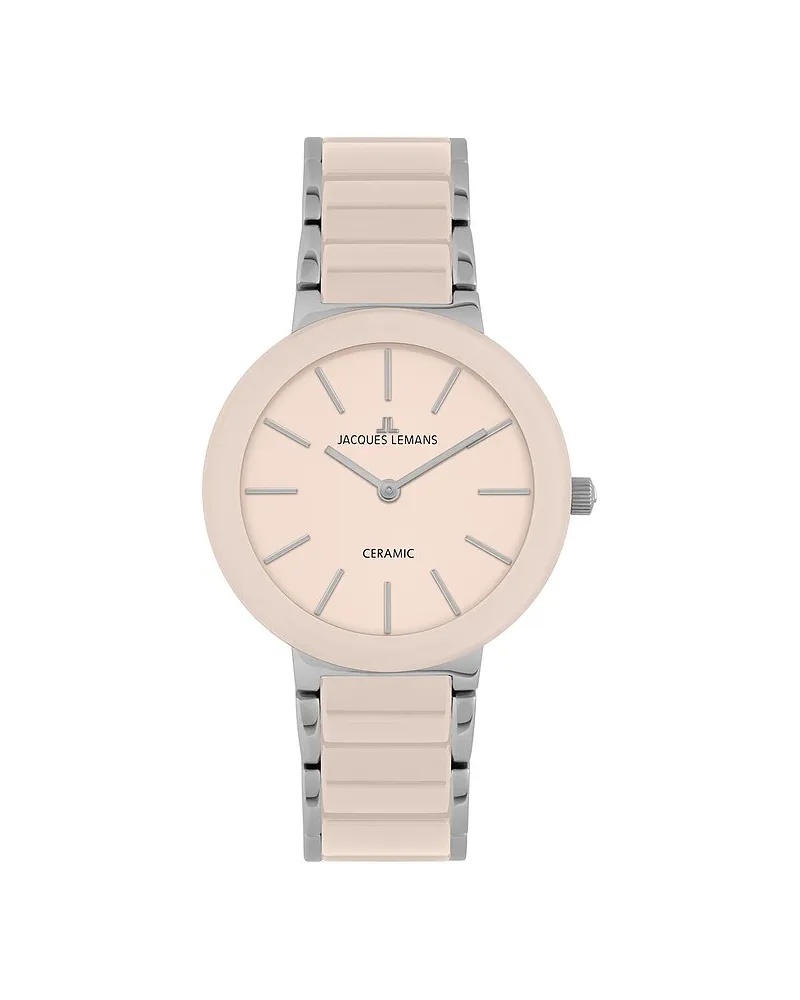 Jacques Lemans Damenuhr Monaco Silber