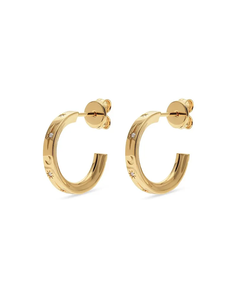 JETTE Creolen STARDUST Gelbgold