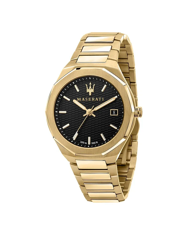 Maserati Herrenuhr Gelbgold
