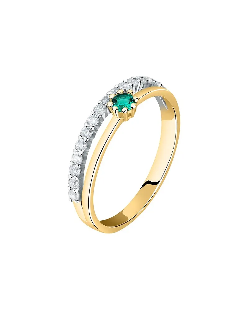 Live Diamond Damenring Gelbgold
