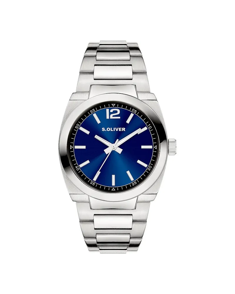 S.Oliver Herrenuhr Modern & Zeitlos Silber