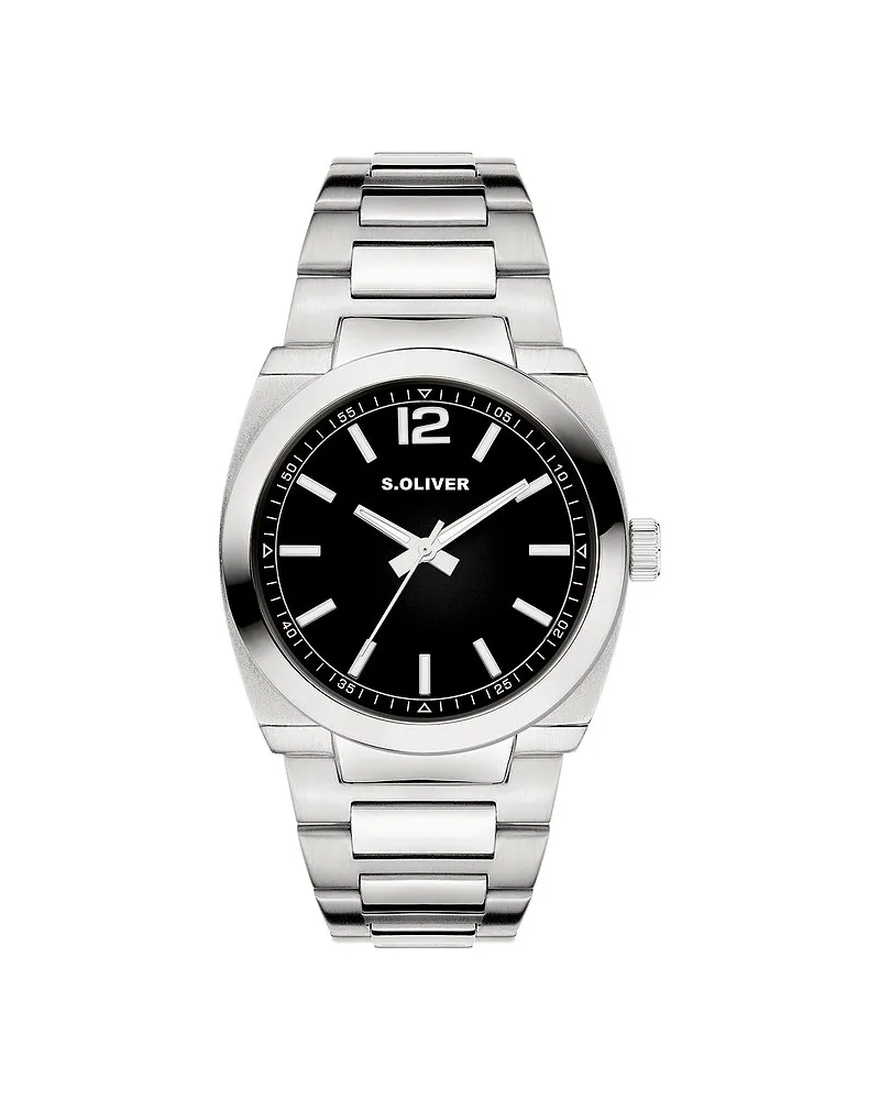 S.Oliver Herrenuhr Modern & Zeitlos Silber