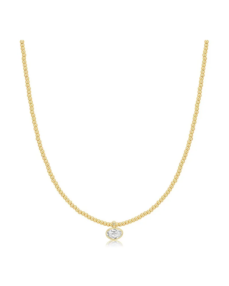 ANIA HAIE Kette 76 - Wanderer Gelbgold