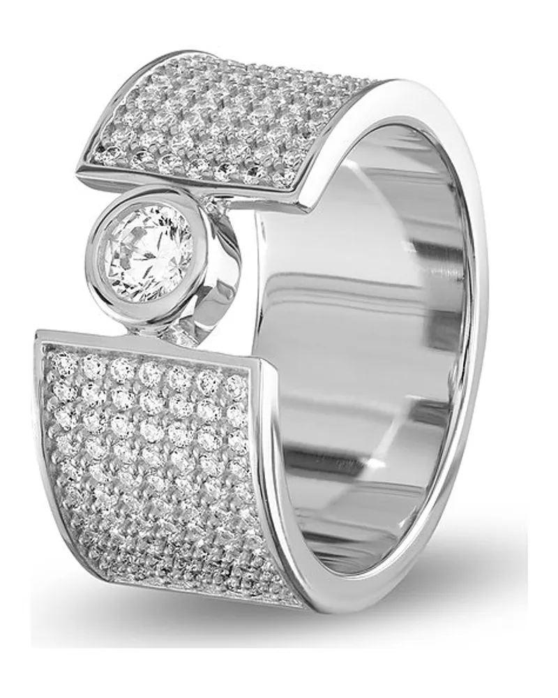 JETTE Damenring CASCADE Silber