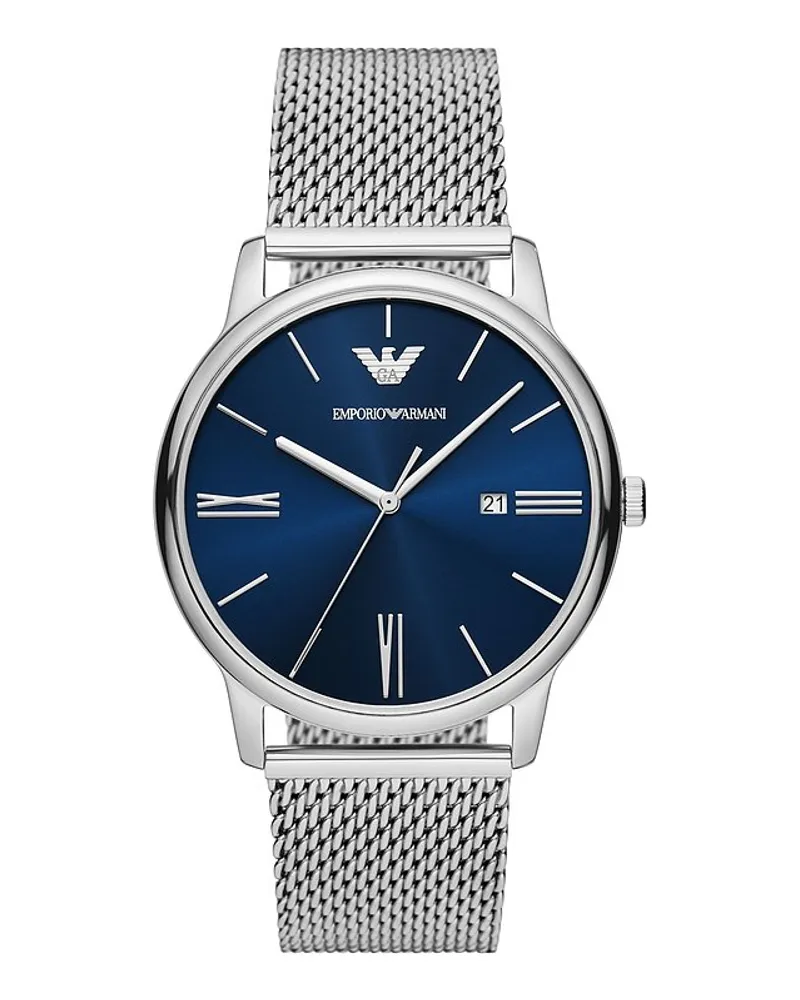 Emporio Armani Herrenuhr Silber