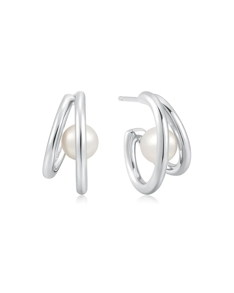 ANIA HAIE Creolen  Chic Creator Silber