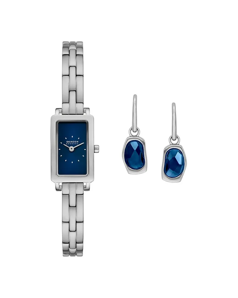 Skagen Uhren-Set Hagen Micro Gift Set Silber