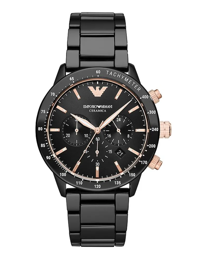 Emporio Armani Chronograph Schwarz