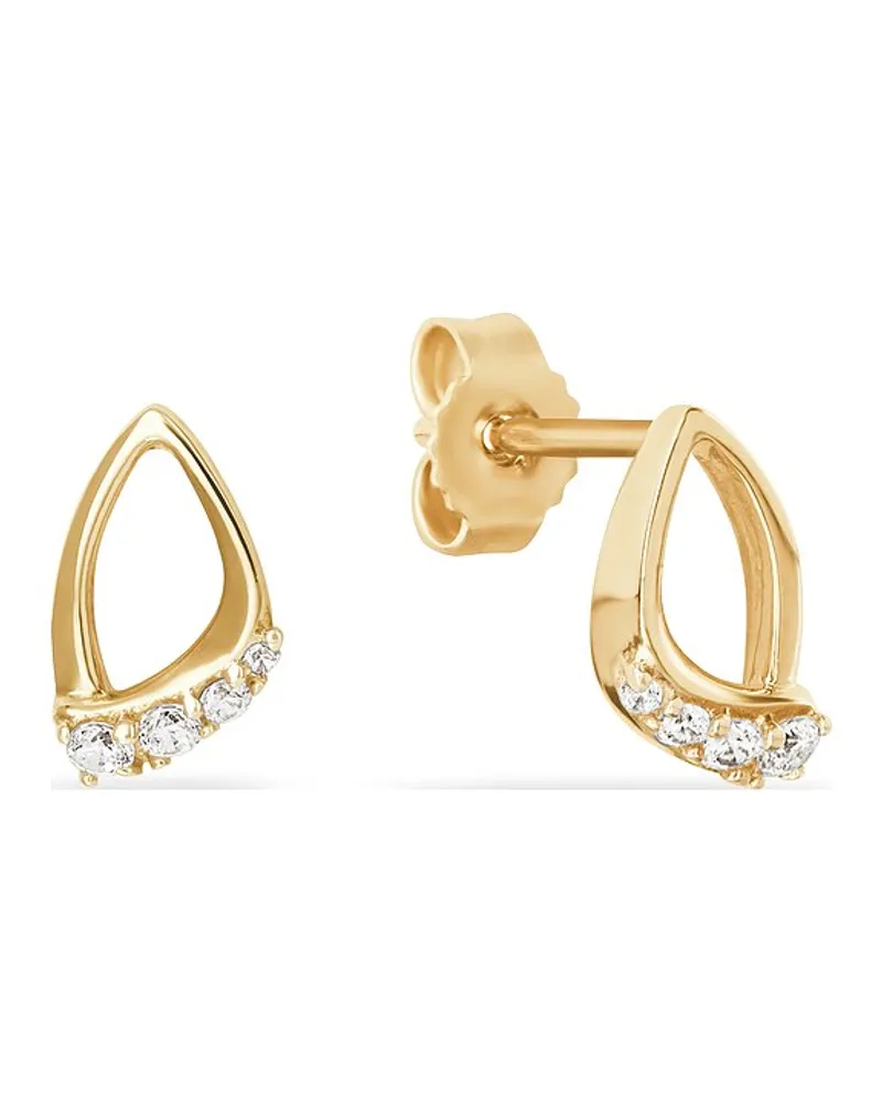 FAVS. Ohrstecker Gelbgold