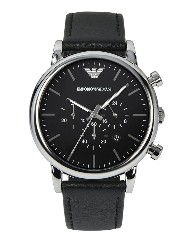 Emporio Armani Herrenuhr Silber
