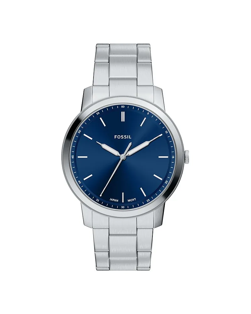 Fossil Herrenuhr Minimalist Silber