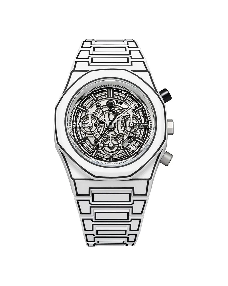 D1 Milano Herrenuhr Weiß