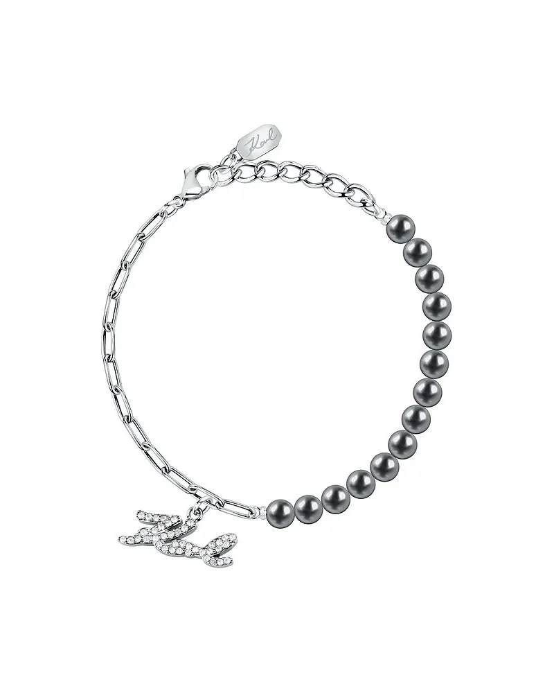 Karl Lagerfeld Armband Pearl Silber
