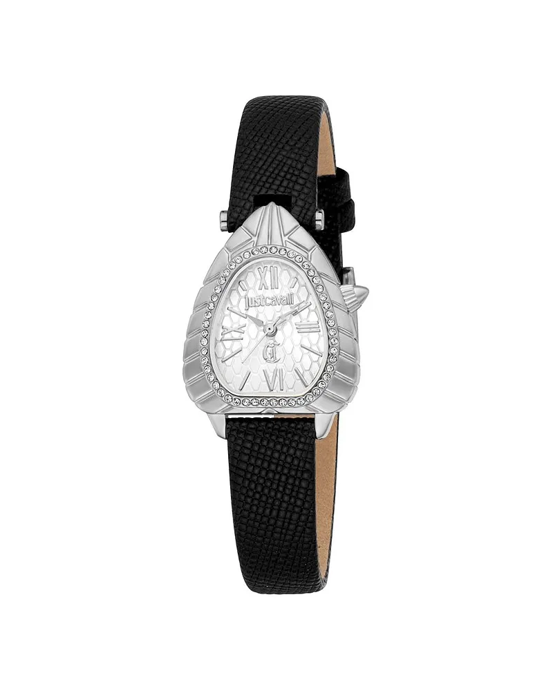 Just Cavalli Damenuhr Animalier Silber