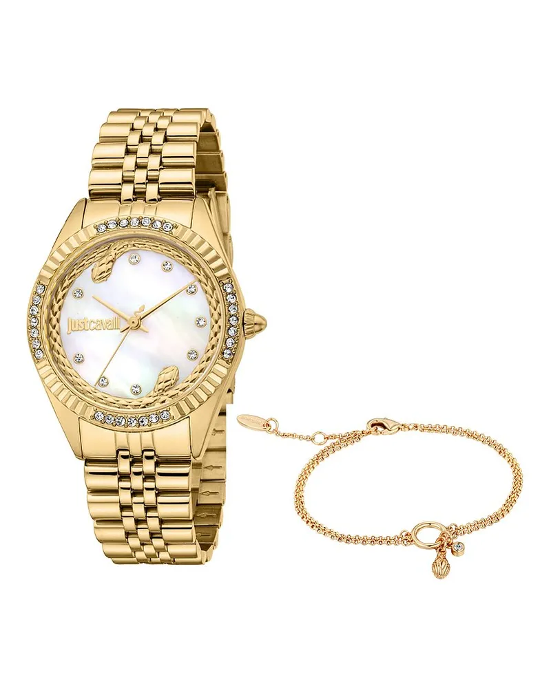 Just Cavalli Uhren-Set Glam Gold