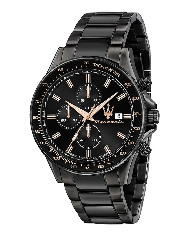 Maserati Chronograph Sfida Schwarz