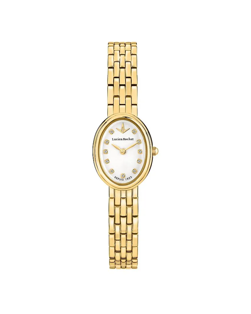 Lucien Rochat Damenuhr Precieux Gelbgold