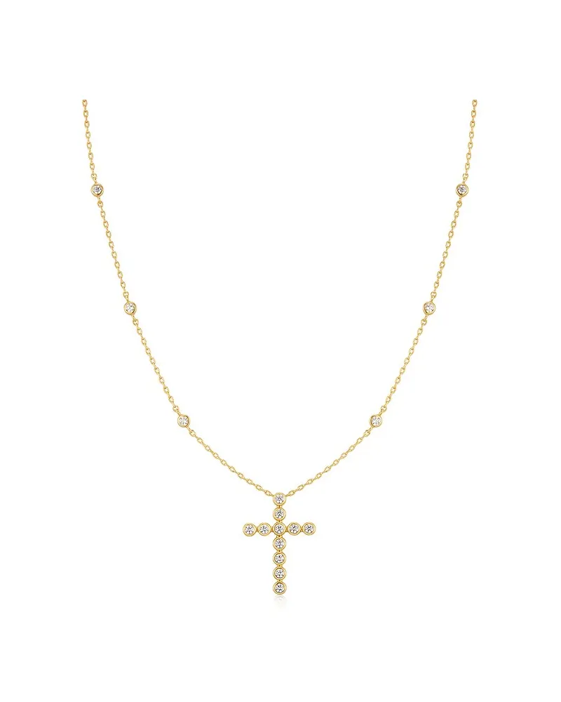ANIA HAIE Kette 76 - Wanderer Gelbgold