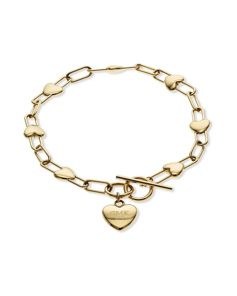 Guido Maria Kretschmer Armband PUFFY HEARTS Gelbgold