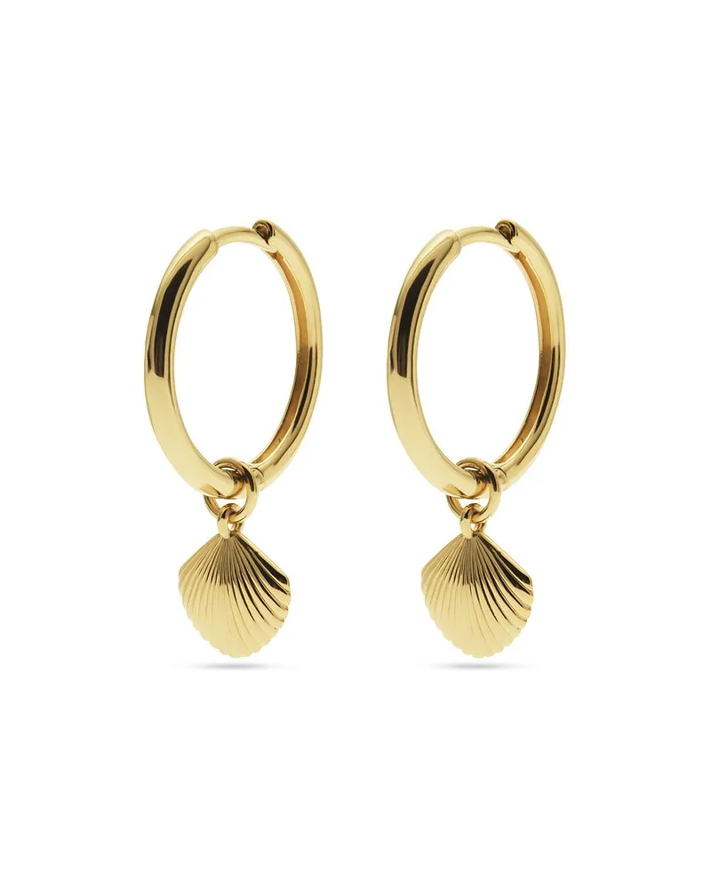 Guido Maria Kretschmer Ohrhänger Shell love Gelbgold