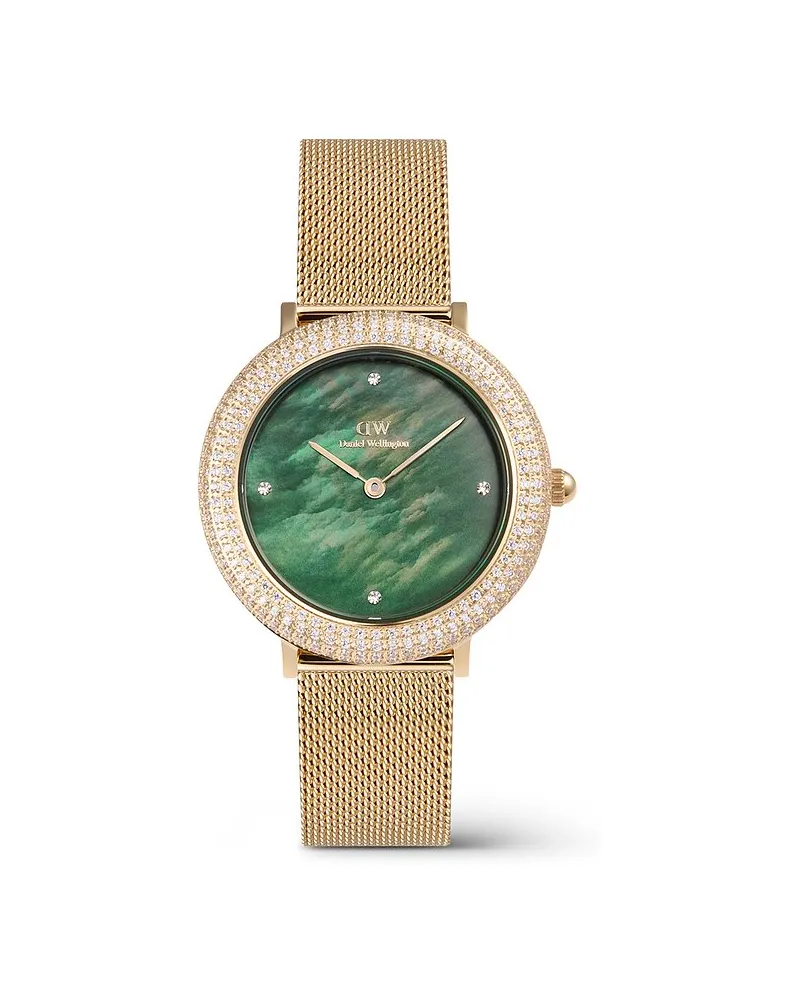 Daniel Wellington Damenuhr Crystalline Bezel Gelbgold
