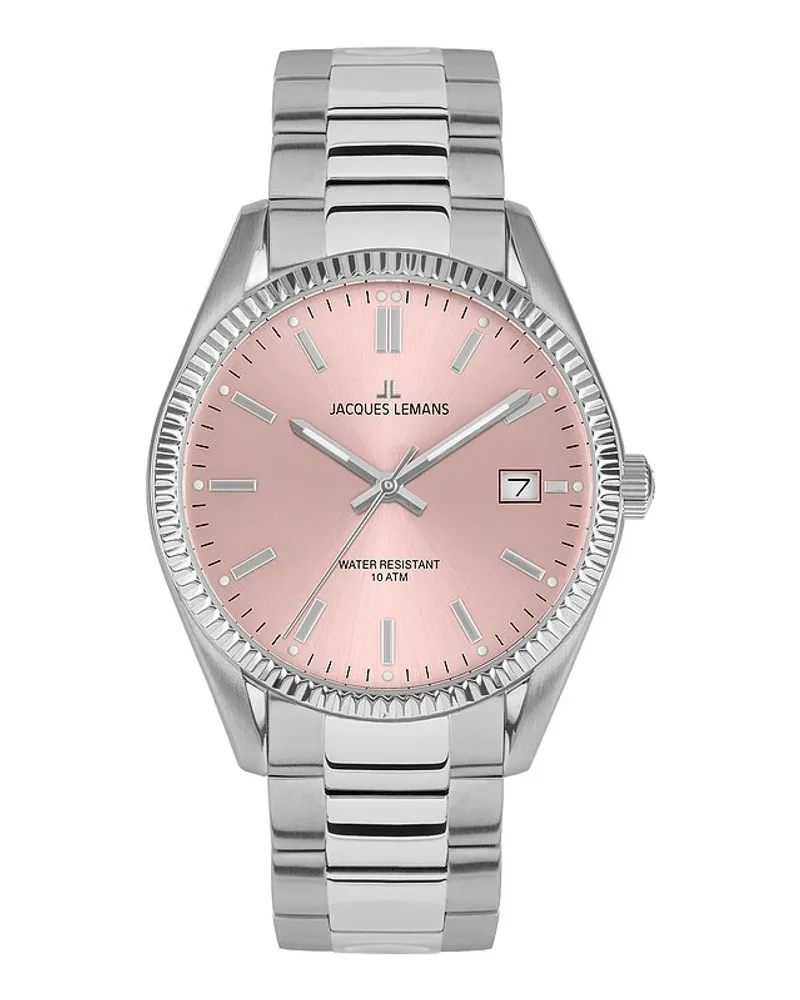 Jacques Lemans Damenuhr Derby Silber