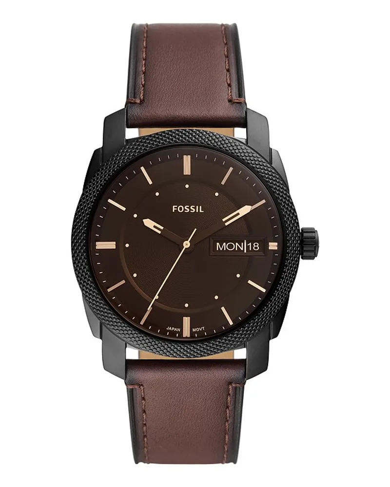 Fossil Herrenuhr Machine Schwarz