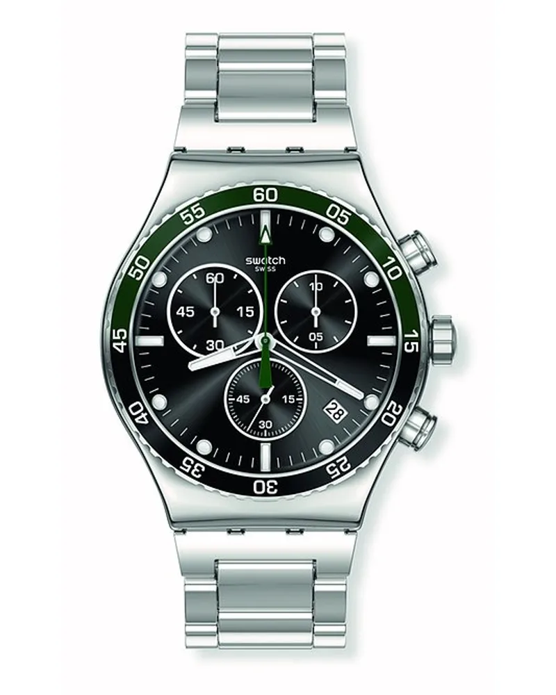 Swatch Herrenuhr SU Grau