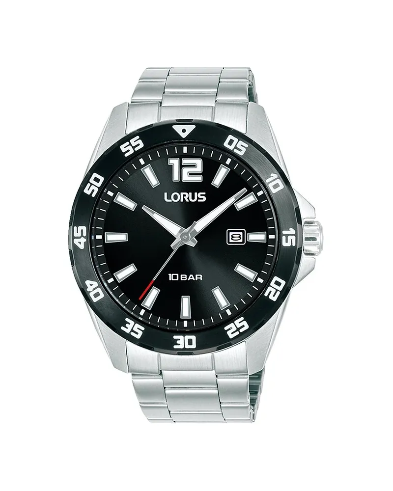 Lorus Herrenuhr Sports Silber