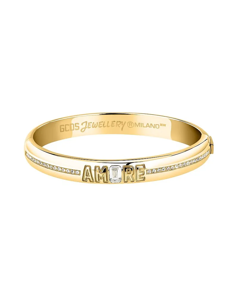 GCDS Armreif Talking Jewels Gelbgold