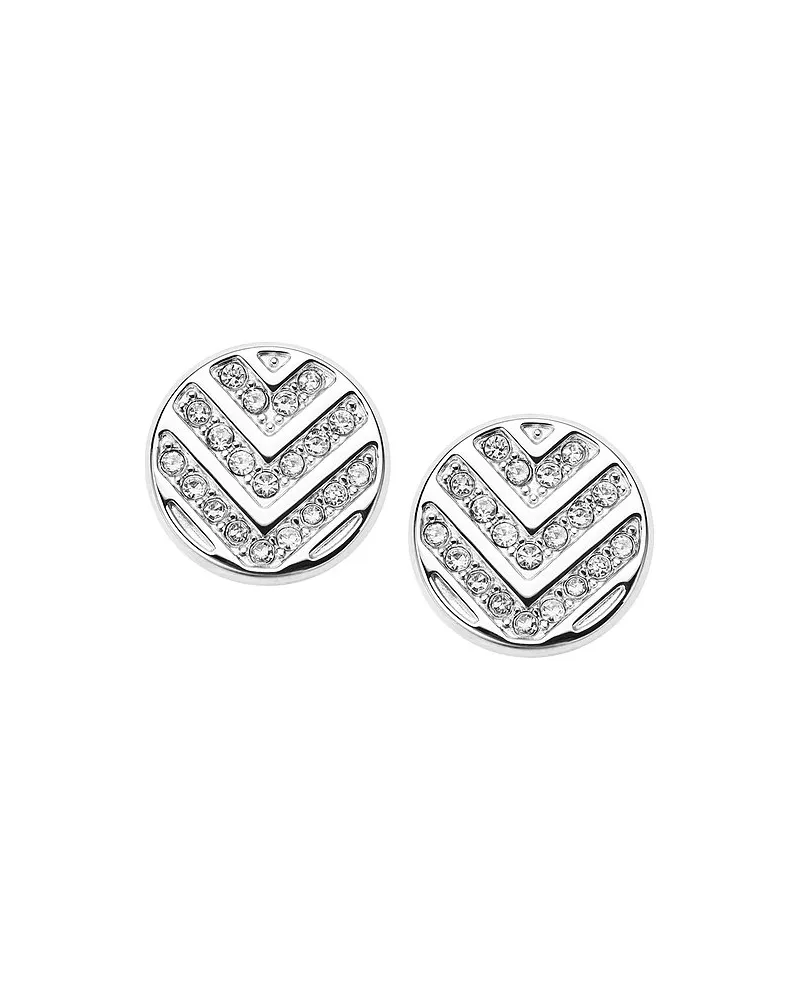 Fossil Ohrstecker Silber