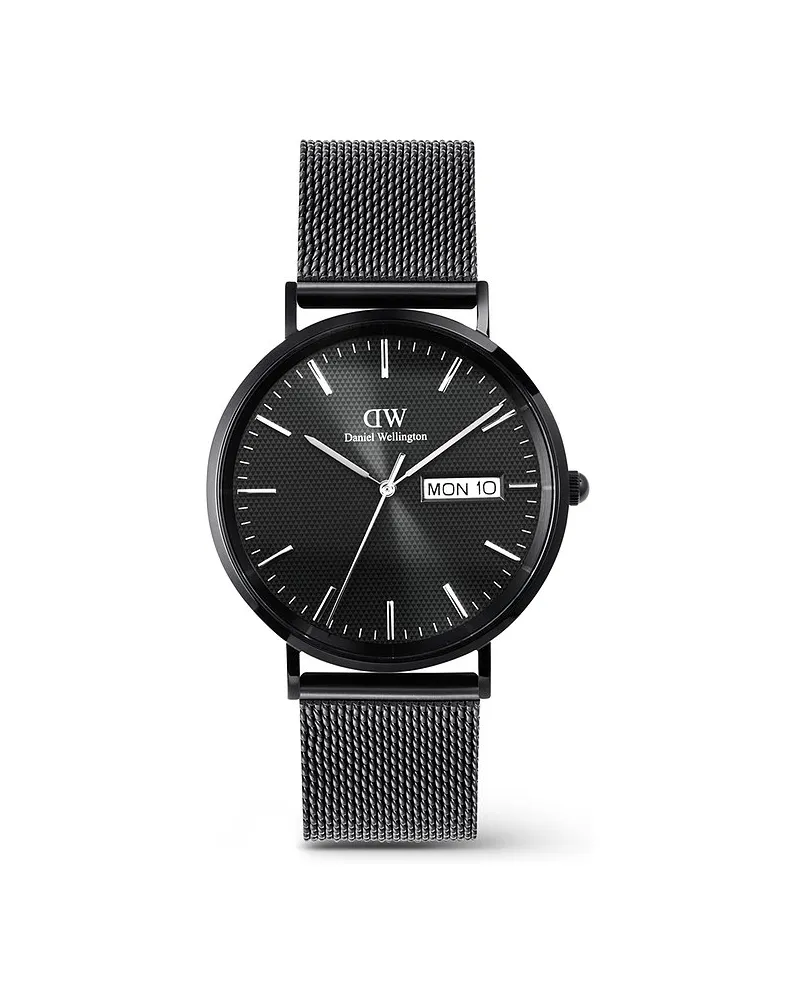 Daniel Wellington Herrenuhr Day Display Schwarz