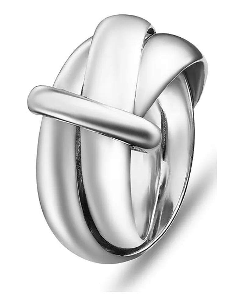 JETTE Damenring SWING 2.0 Silber