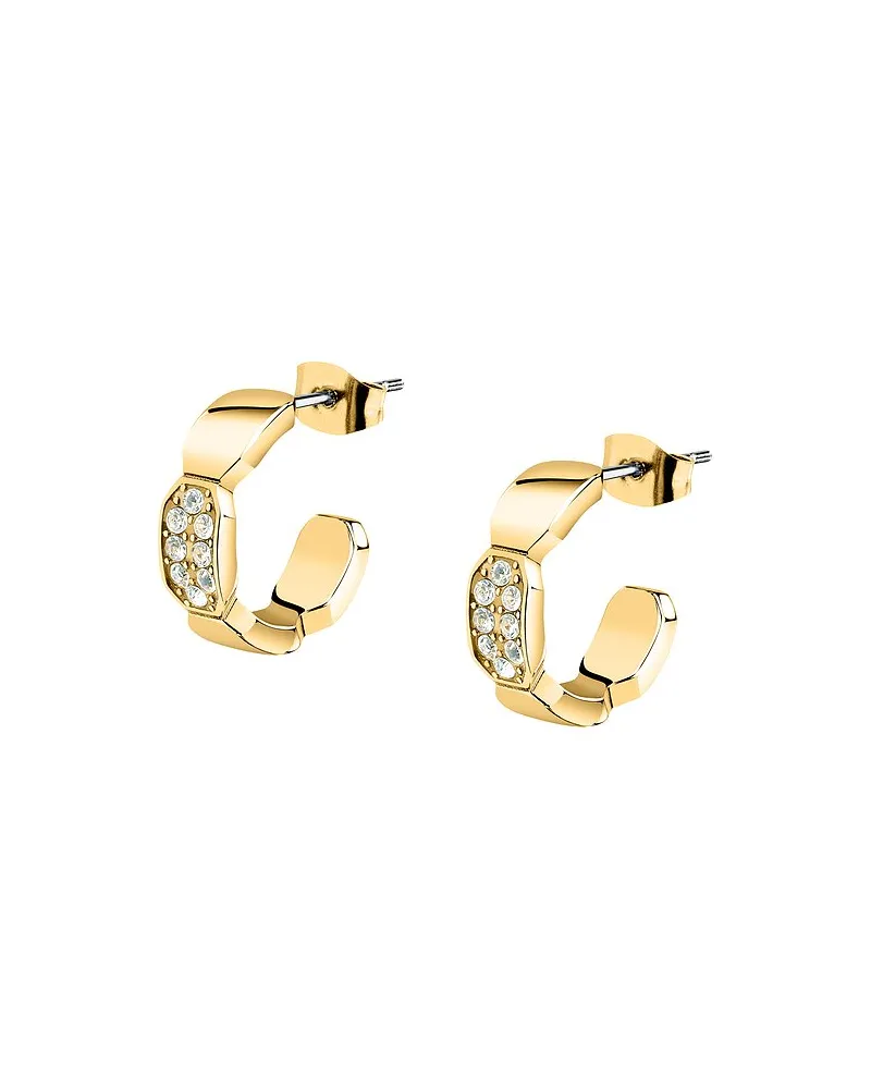 Karl Lagerfeld Ohrstecker Crystals Gelbgold