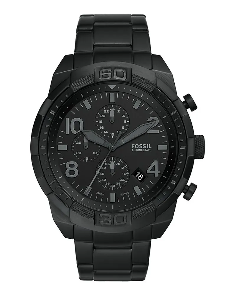 Fossil Chronograph Bronson Schwarz