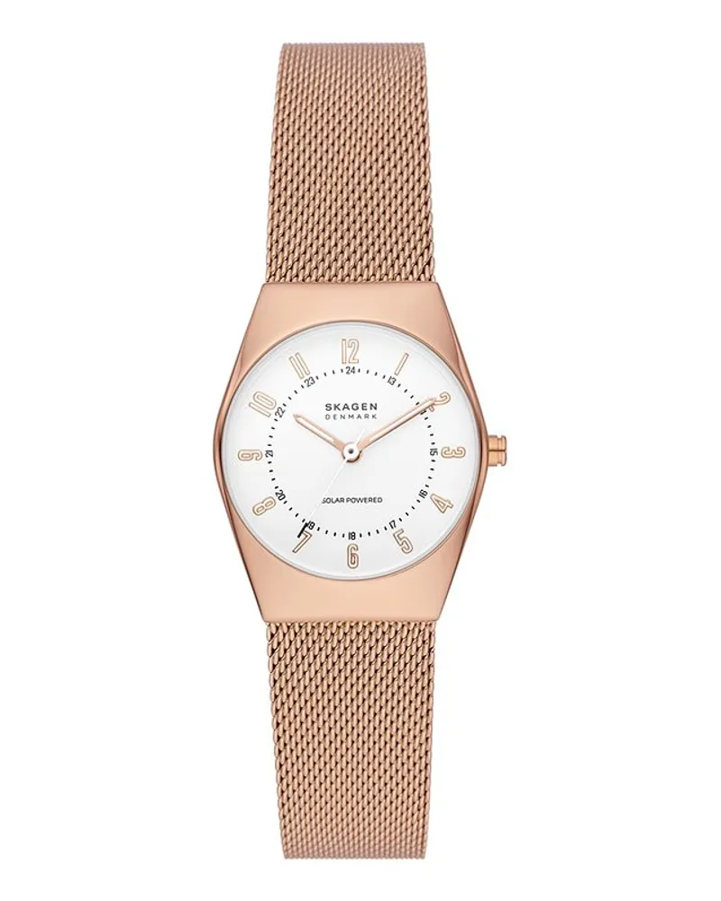 Skagen Damenuhr Grenen Lille Solar Roségold