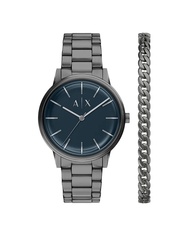Armani Exchange Uhren-Set Grau