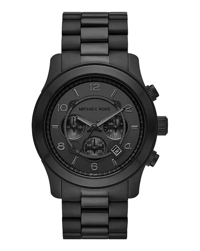 Michael Kors Chronograph Runway Schwarz