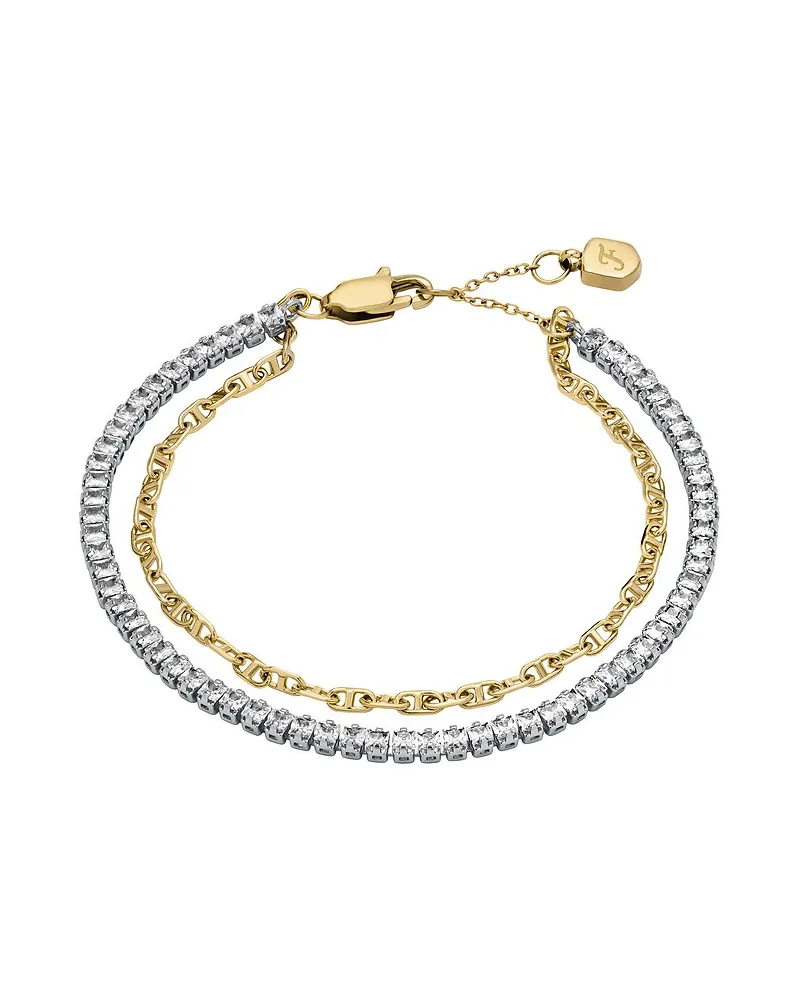 Fossil Armband HERITAGE Bicolor