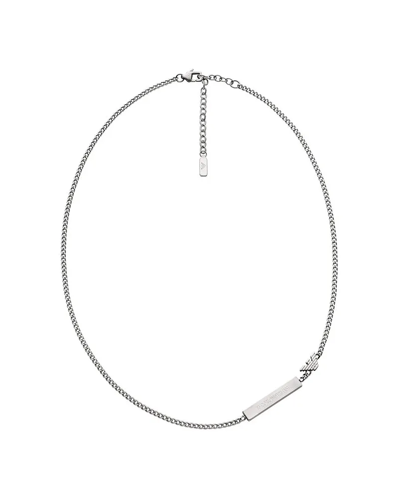 Emporio Armani Kette EAGLE LOGO Silber