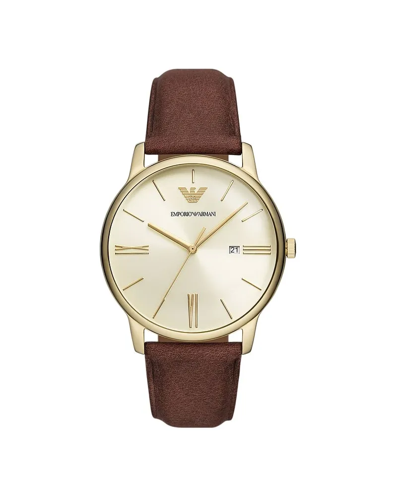Emporio Armani Herrenuhr Gold