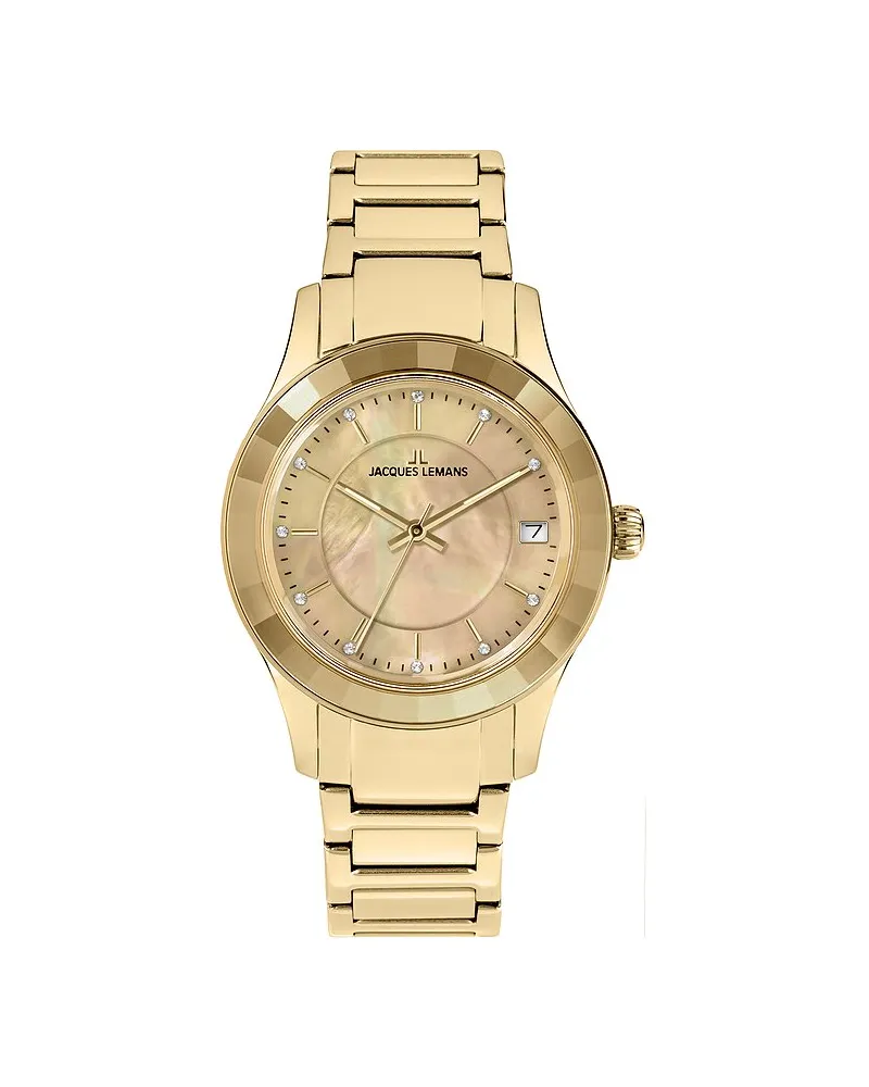 Jacques Lemans Damenuhr Venice Gold